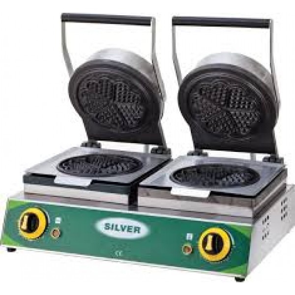 Waffle Makinası Çiftli Yonca