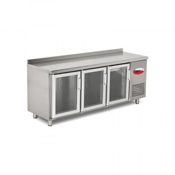 Tezgah Tip 3 Cam Kapılı Snack Buzdolabı (2...